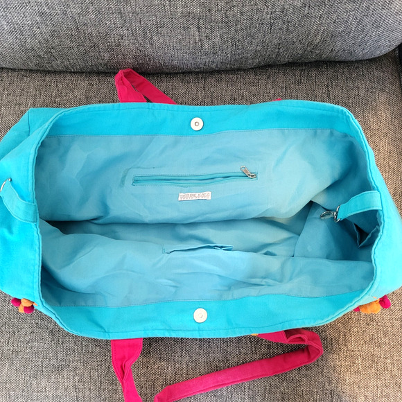 Debbie Katz Hobo Style South Large South Beach Bag Beautiful Multicolor C5 - Picture 8 of 16